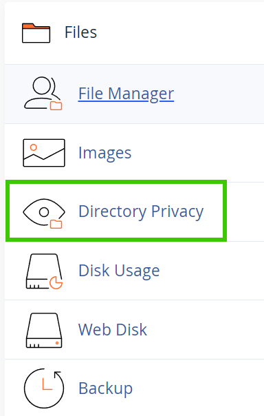 click directory privacy