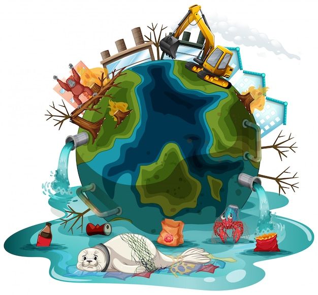 Environmental sanitation showing the impact of clean water and urban health conditions