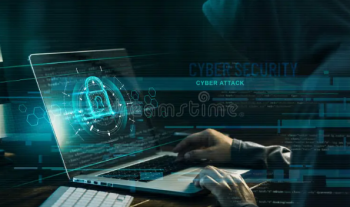 Cybersecurity laptop with digital lock