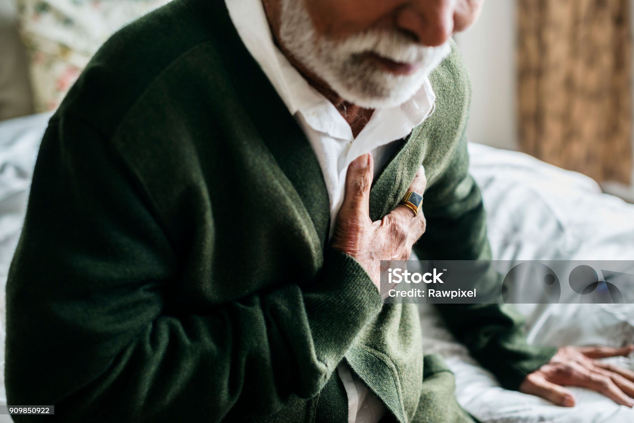Eldery Man, Heart Attack