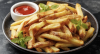 a picture of a pile of fries