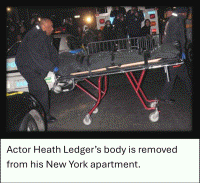 Actor Heath Ledger's Body