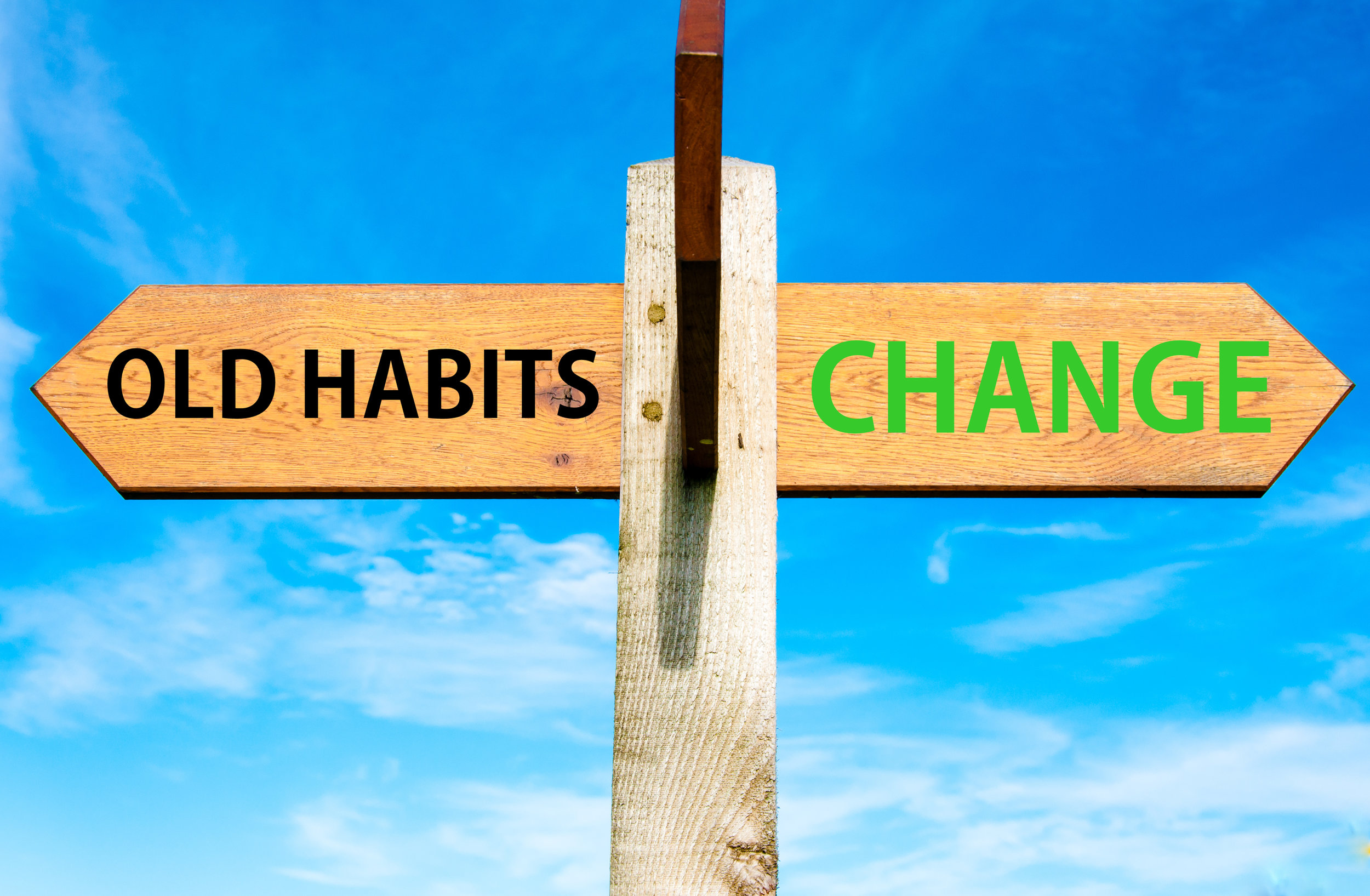 old habits change image