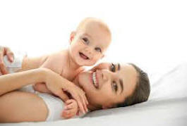 Happy Mom and Happy Baby