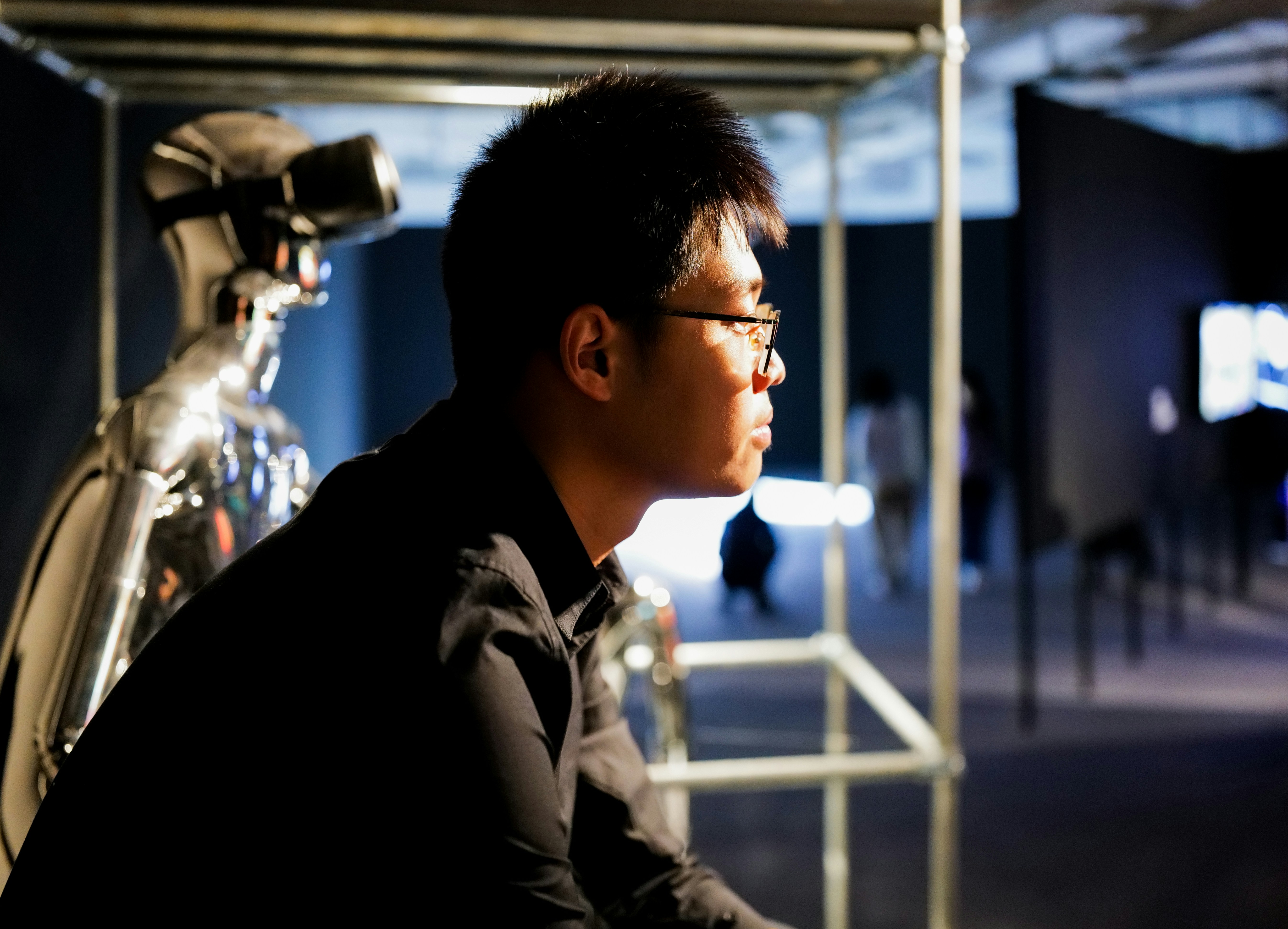 Futuristic vision of AI and ethical technology