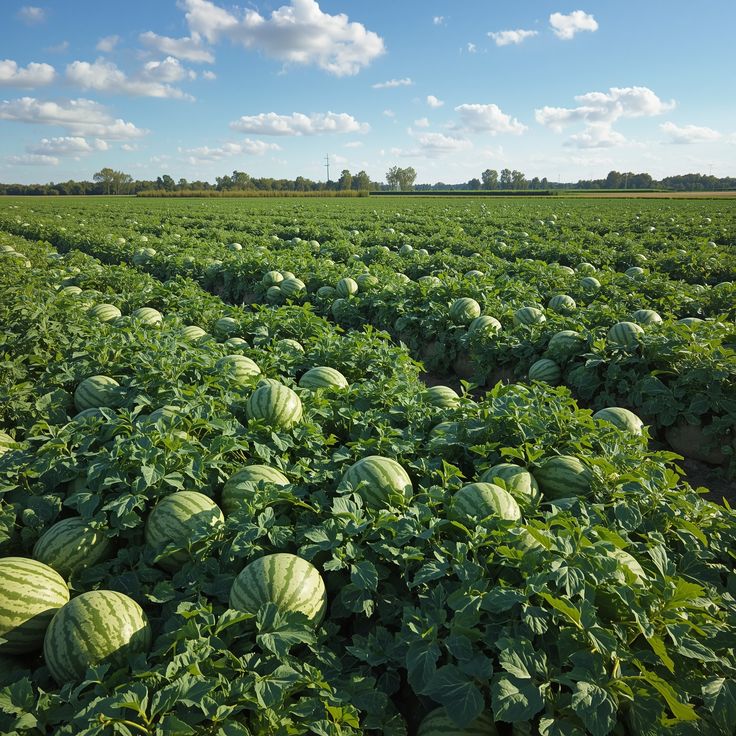 Modern farm field showing possible environmental benefits of GMO use