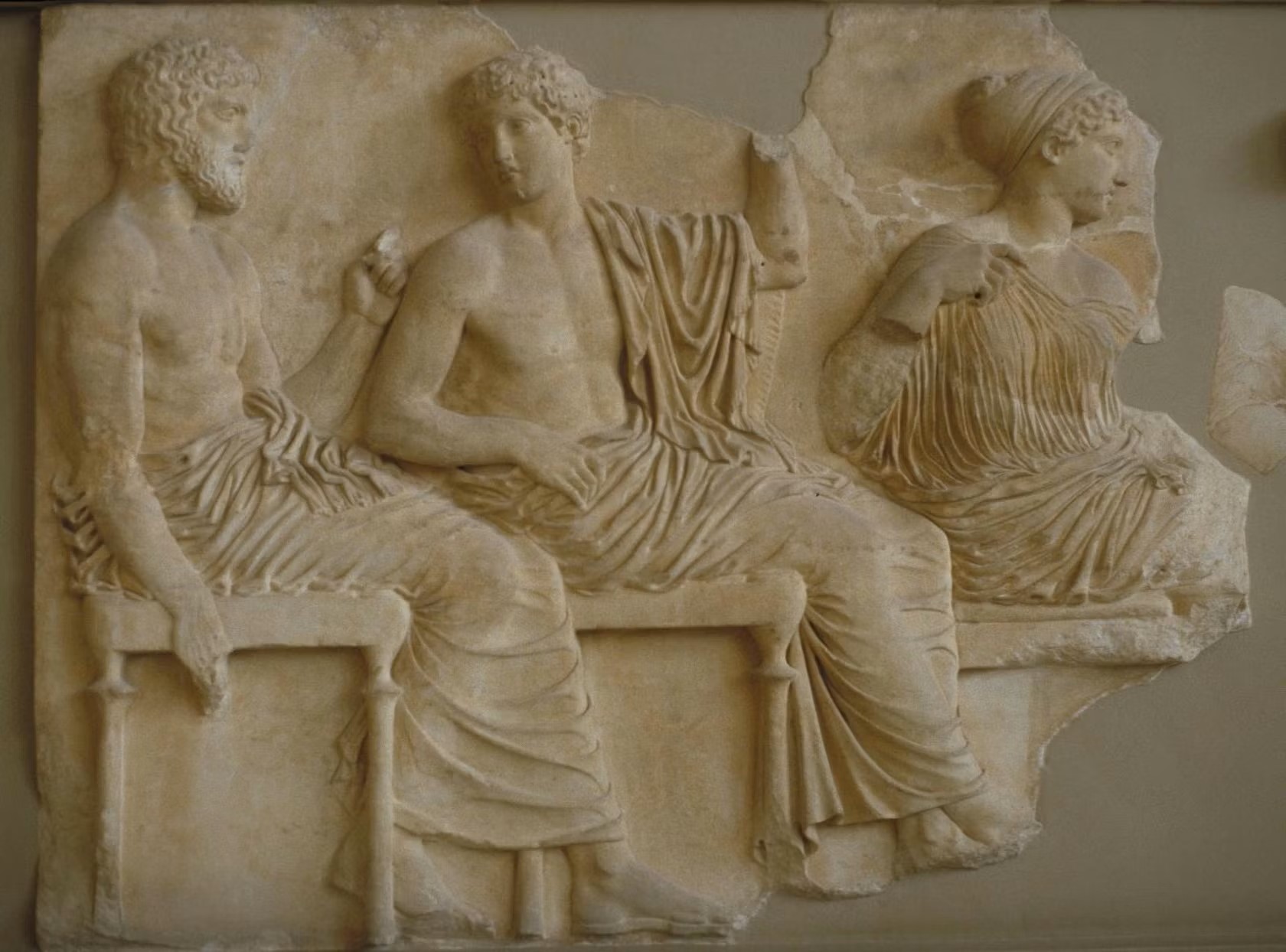 East Frieze of the Parthenon depicting Poseidon 