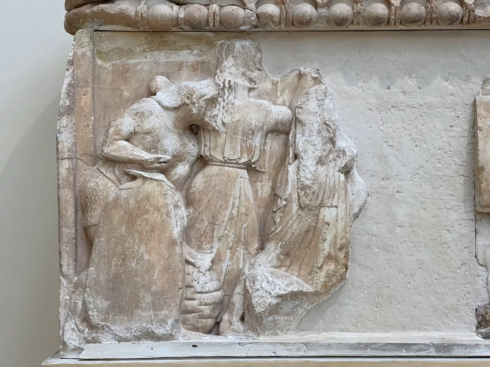 Hestia on the Siphnian Treasury in Delphi 