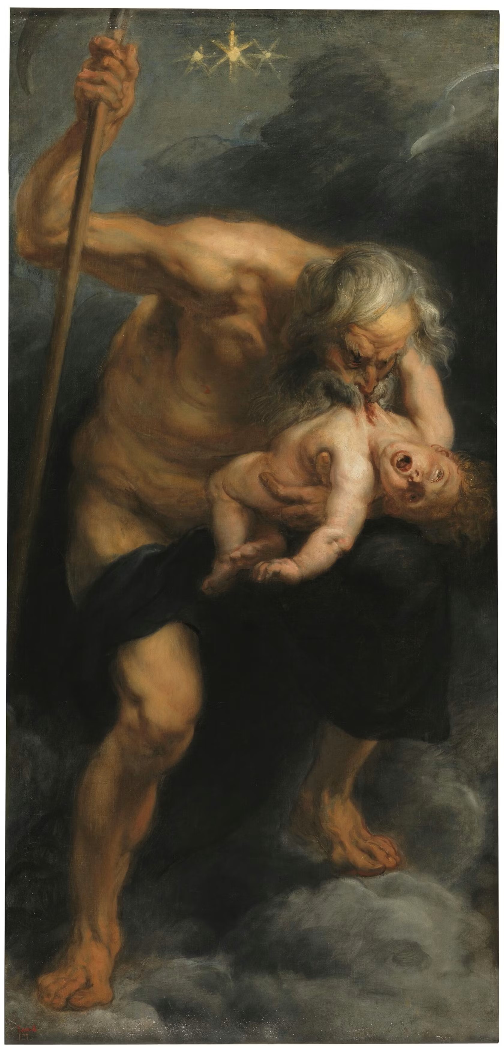 Saturn (Cronus) Painting