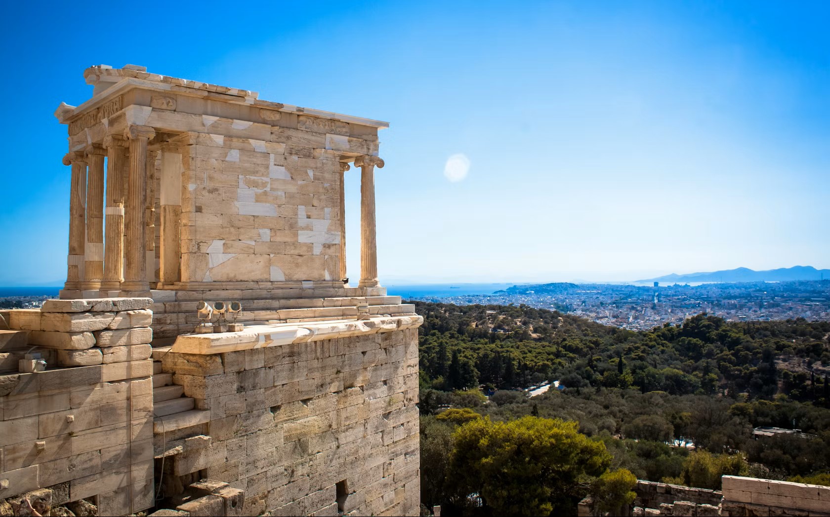 Temple of Athena Nike on the Acropolis in Athens
